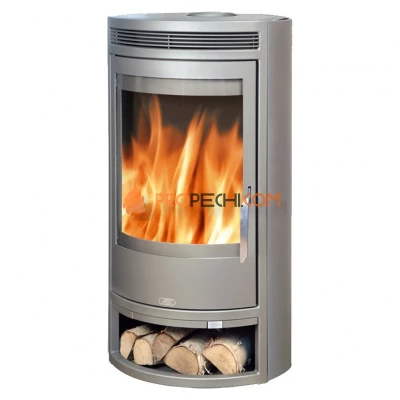 Печь-камин ABX Arktis 8 серая сталь