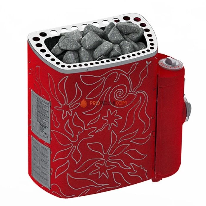 Электрическая печь SAWO Dragonfire Minidragon MN-36NB-DRF-P 3.6 кВт (со встроенным пультом)