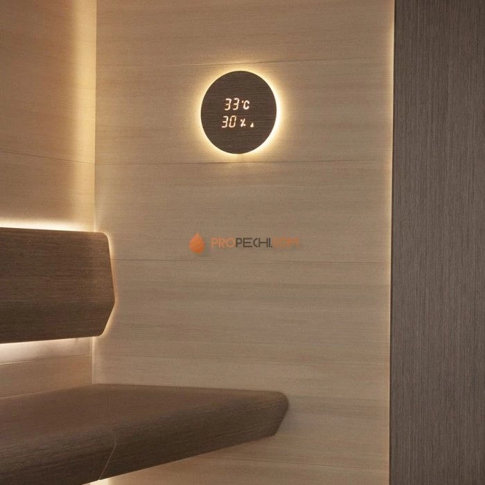 Термометр-гигрометр и таймер для сауны Cariitti Aspectu (береза)