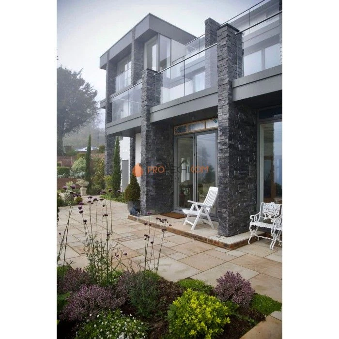 Панель Модерн Сланец Черный (350х180мм) упак. (6шт/0,378м2)