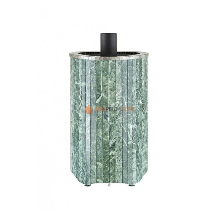 Дровяная печь для сауны Ферингер Мини До 16 м³ - Змеевик - цельные ламели - обрамление Металл