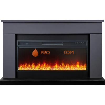 Каминокомплект Royal Flame Bergen (Разборный) - Серый графит (Ширина 1370 мм) с очагом Vision 42 LED