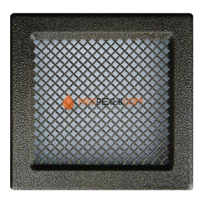 Решетка каминная стальная Золотая 160х170 Tarnavva