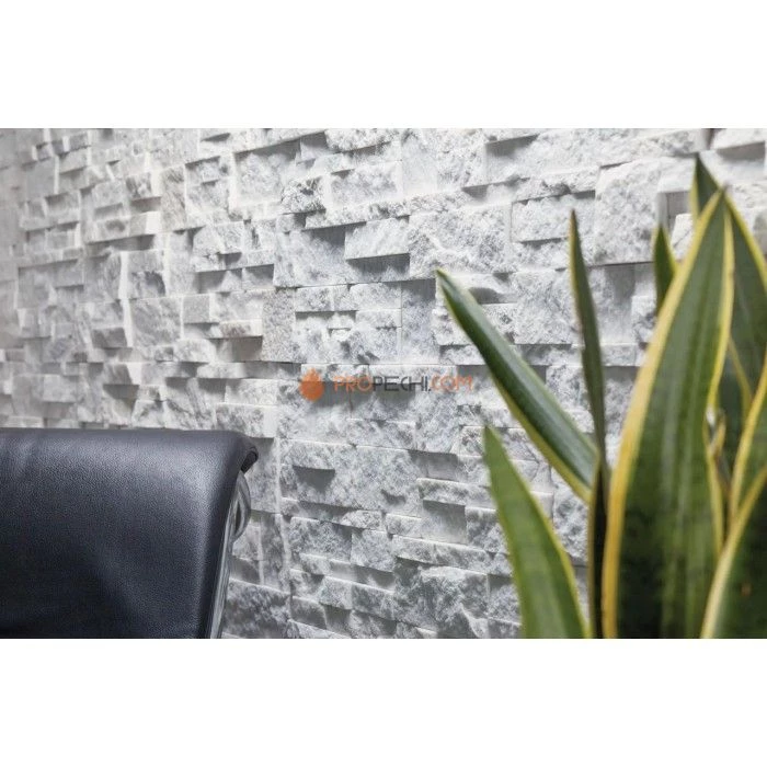 Панель Модерн Кварцит Белый (350х180мм) упак. (6шт/0,378м2)