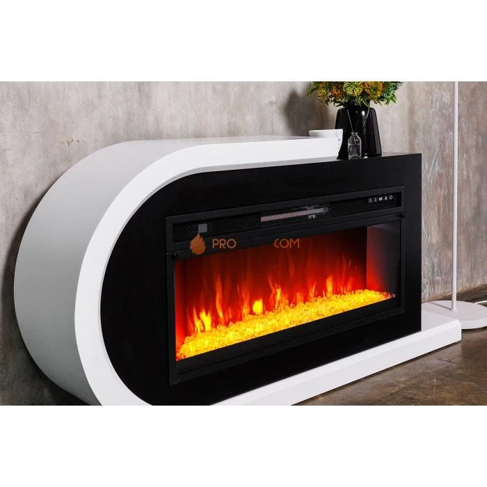 Портал Royal Flame Basel 60 R - Белый с черным