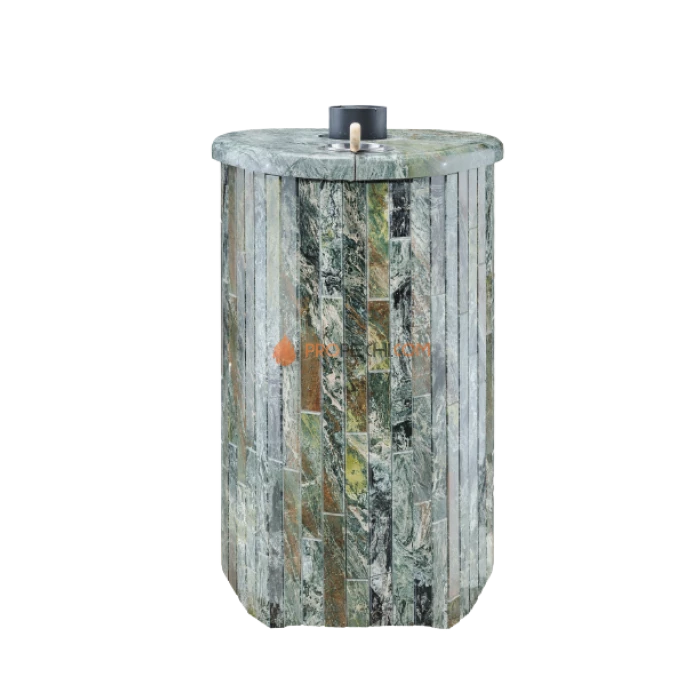 Дровяная печь для бани Ферингер Оптима До 28 м³ - Жадеит - наборные ламели