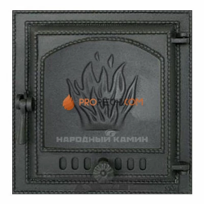 411 Дверца каминная 1-створчатая 325х290 мм
