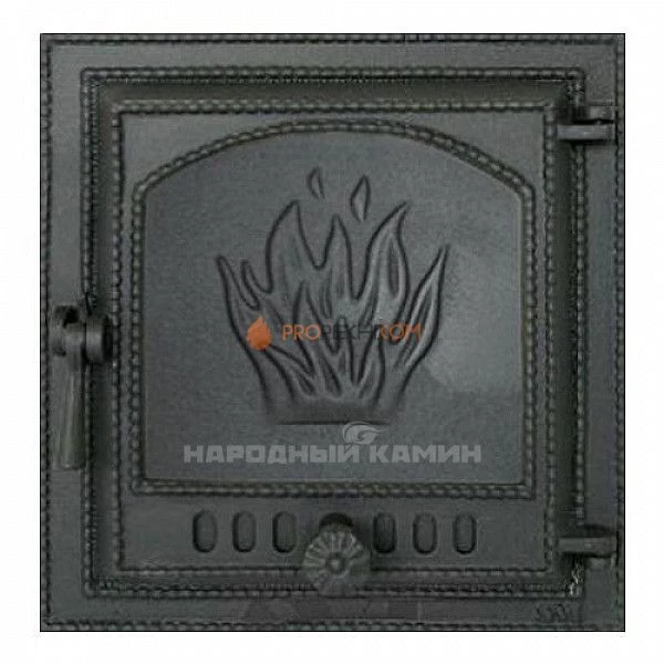 411 Дверца каминная 1-створчатая 325х290 мм
