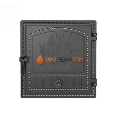 Каминная дверца Везувий 281 (Антрацит)