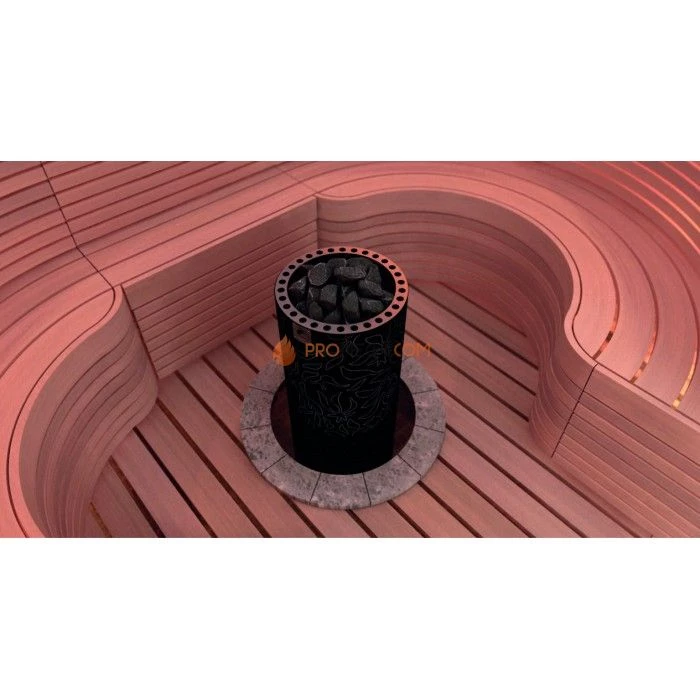 Электрическая печь SAWO Dragonfire DRF3-45NS-P-C 4.5 кВт (пульт и блок мощности докупаются отдельно)