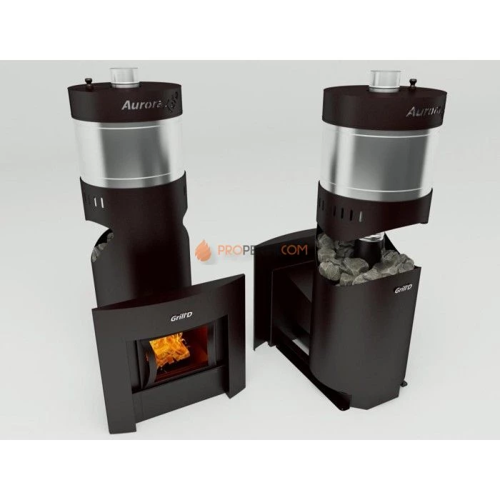 Дровяная печь для бани Grill’D Aurora 160А TRIO Window
