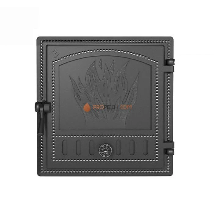 Каминная дверца Везувий 281 (Антрацит)