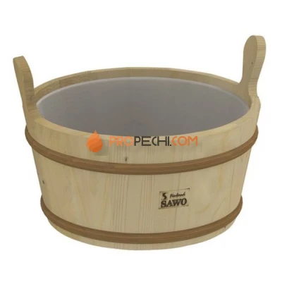 Кадушка деревянная SAWO 300-TP (9 литров с пластиковой вставкой)