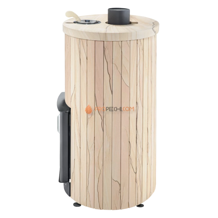 Дровяная печь для бани Ферингер Уют-25 до 25 м³ - Окаменевшее дерево цельный