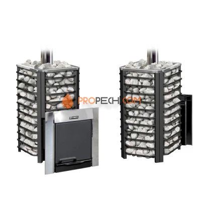 Дровяная печь для бани Ермак 36 Сетка-Стандарт (сталь)