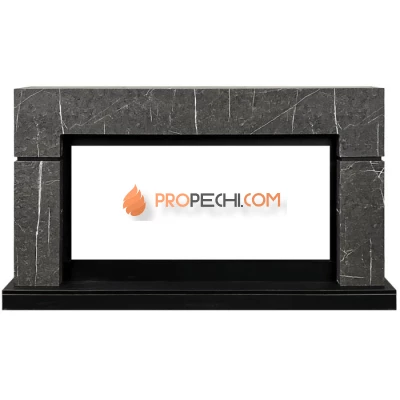 Портал Royal Flame Lindos 42 SFT - Серый мрамор (Ширина 1470мм)