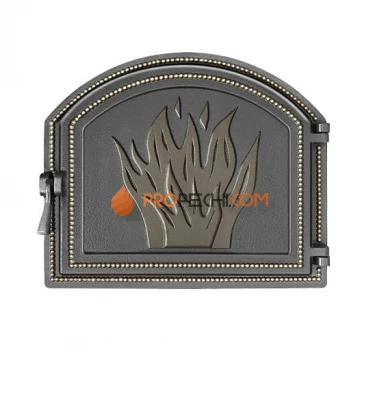 Дверка каминная ВЕЗУВИЙ 218 (Бронза)