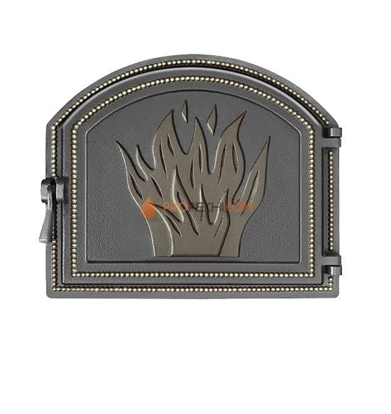 Дверка каминная ВЕЗУВИЙ 218 (Бронза)