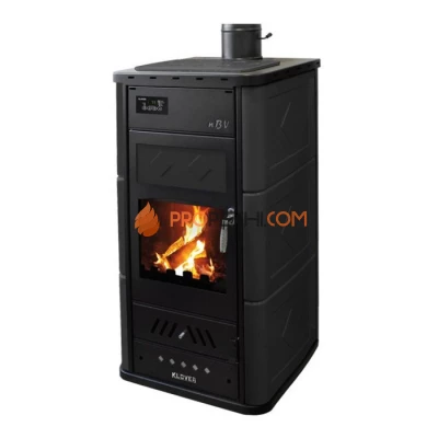 Отопительная печь Klover BELVEDERE 30 (матовый черный)