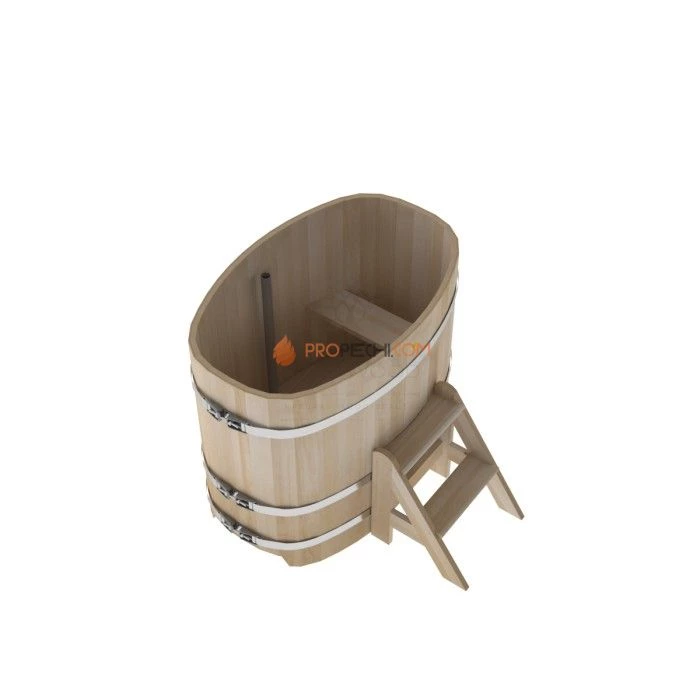Купель BentWood овальная из кедра 0,76х1,16 премиум