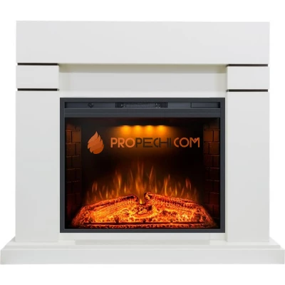 Каминокомплект Royal Flame Lindos - Белый с Электрическим очагом Royal Flame Emerald 28
