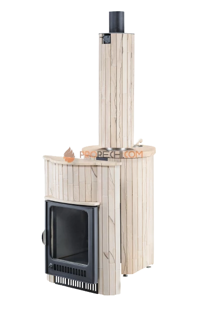 Банная печь Ферингер Макси ПФ Окаменевшее дерево наборный