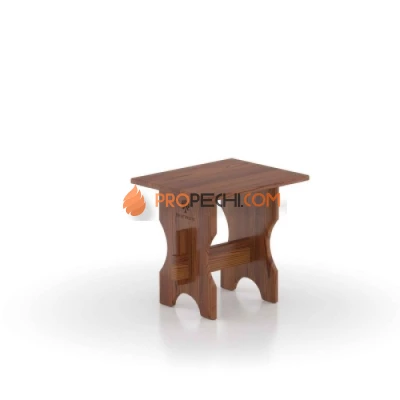 Лавка для бани 50 х 40 из мореной лиственницы