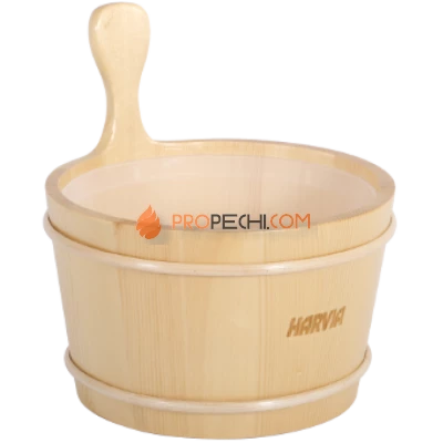Шайка деревянная Harvia 4 л, емкость из пластмассы