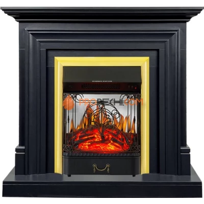 Каминокомплект Royal Flame Bradford - Серый графит с очагом Majestic FX M Brass