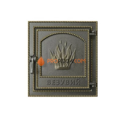 Каминная дверца Везувий 211 (бронза)