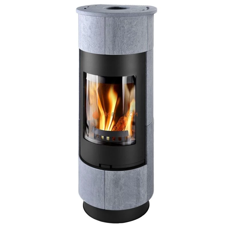 Печь-камин Thorma Cadiz, черный/serpentino