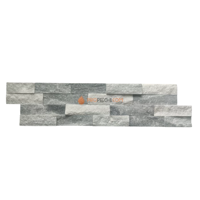 Панель Неоклассик бело-серый (600х150мм) упак. (6шт/0,54м2)