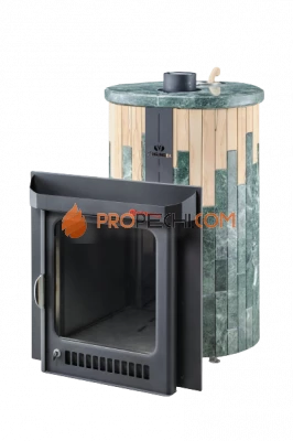 Банная печь Ферингер Малютка Змеевик + "Окаменевшее дерево"