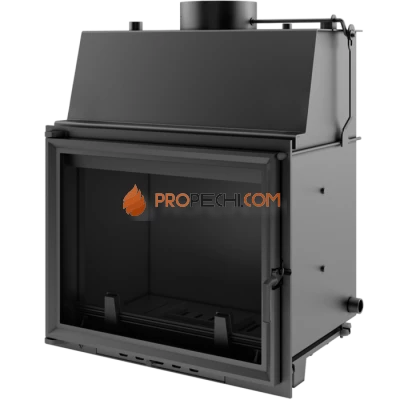 Каминная топка стальная Kratki AMELIA/PW/30/W с теплообменником