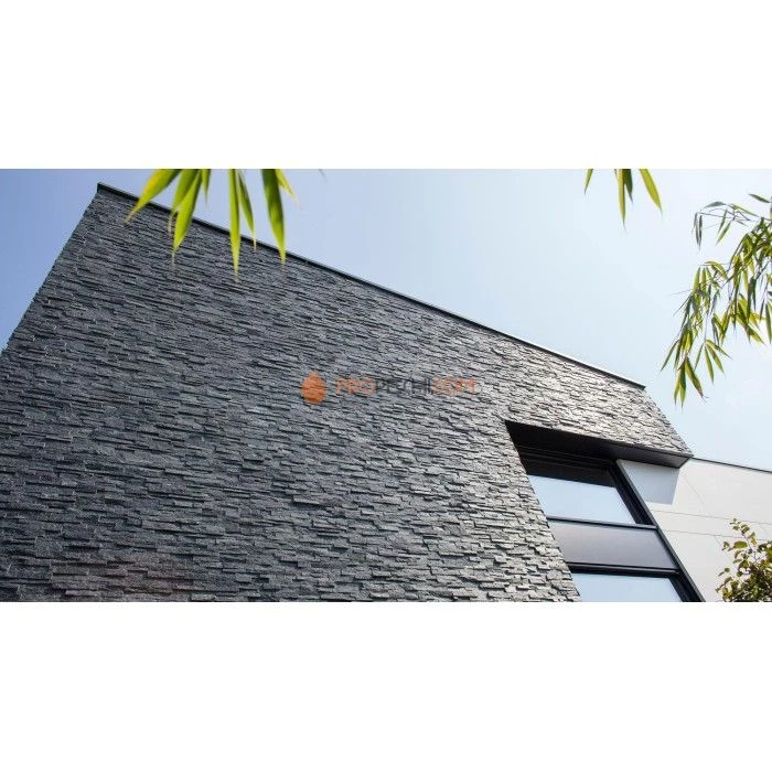 Панель Классик Кварцит Черный (600х150мм) упак. (7шт/0,63м2)