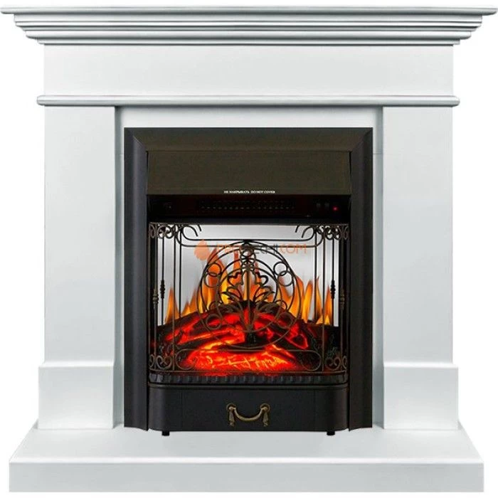 Каминокомплект Royal Flame California SFT - Белый с очагом Majestic FX M Black