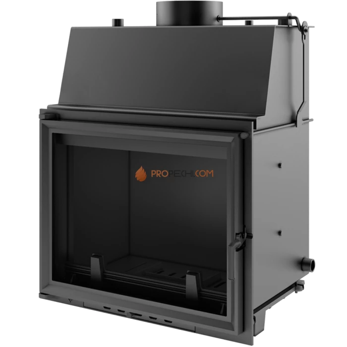 Каминная топка стальная Kratki AMELIA/PW/30/W с теплообменником