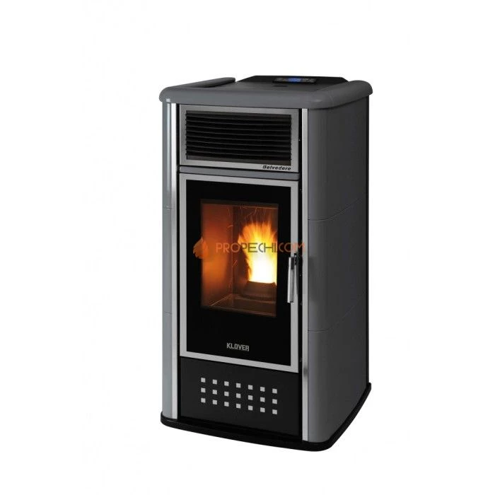 Отопительная печь Klover BELVEDERE 22 (серебро)