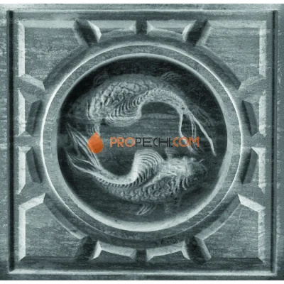 Изразец Рыбы 612 Talc