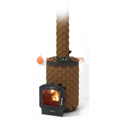 Печь для бани  Термофор Альфа Панголина Inox ЧДБСЭ ЗК терракота