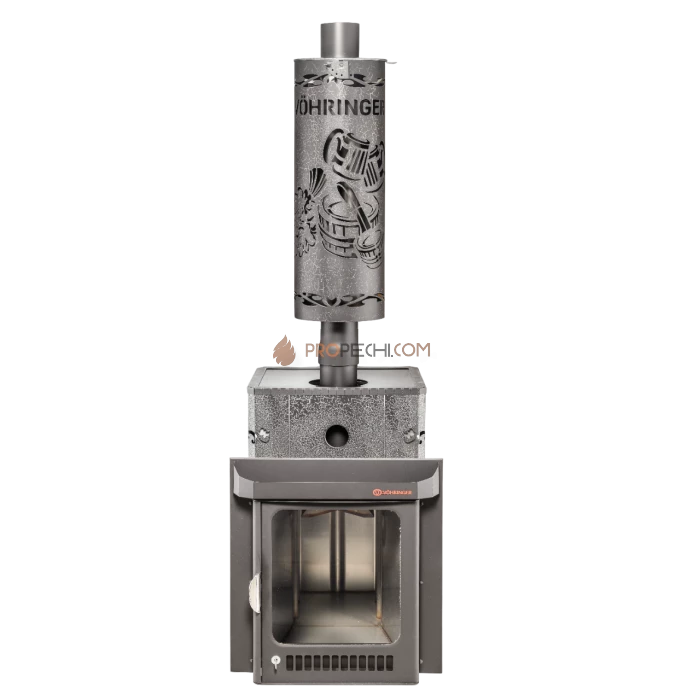 Дровяная печь для бани Ферингер Квадра в кожухе Стандарт до 25 м³