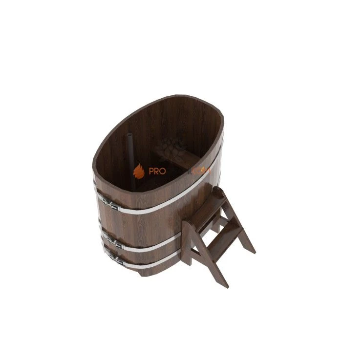 Купель BentWood овальная из мореного дуба 0,76х1,16