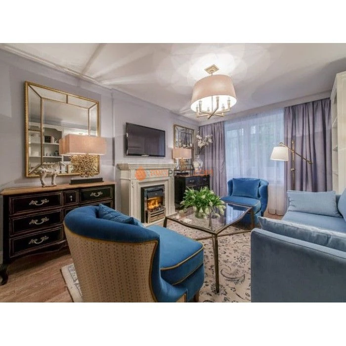 Электрокамин Dimplex Alexandria - Махагон коричневый антик с очагом Cavendish