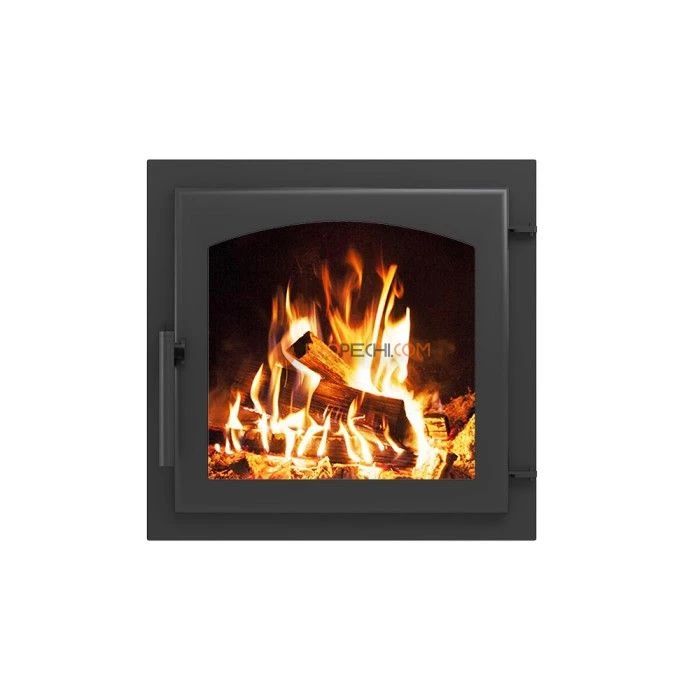 Дверка Везувий каминная 460 (М) Арка Антрацит