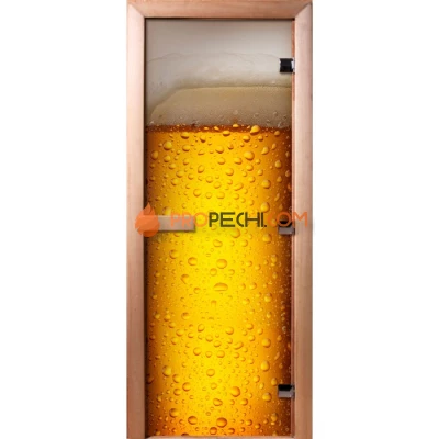 Дверь для бани DoorWood Фотопечать А014, 1800x700 мм