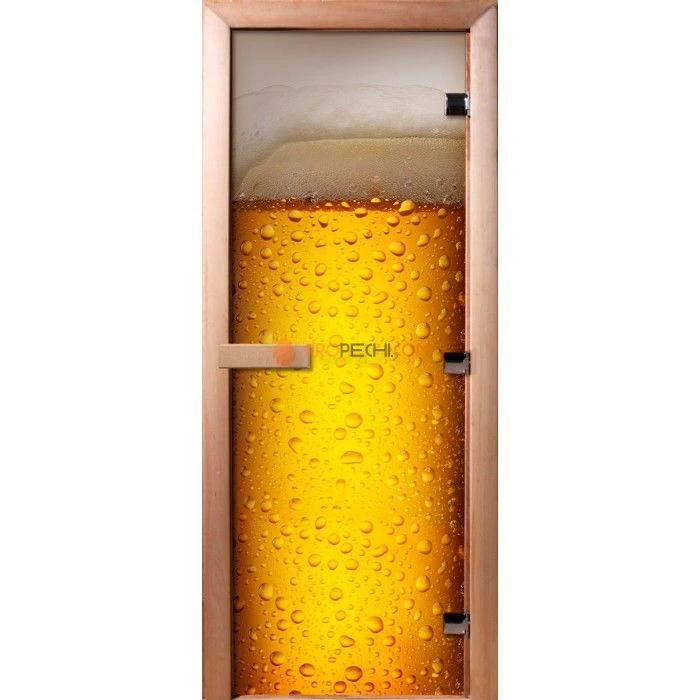 Дверь для бани DoorWood Фотопечать А014, 1800x700 мм