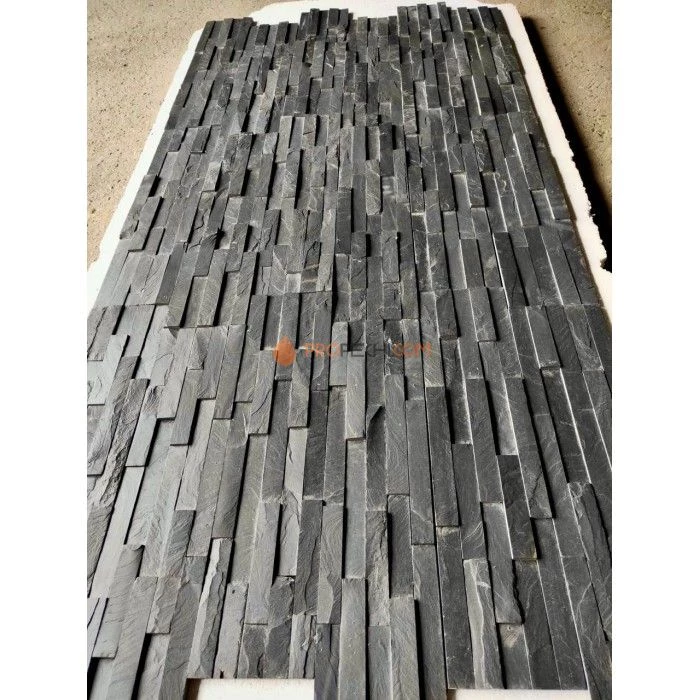 Панель Классик Сланец Черный (600х150мм) упак. (7шт/0,63м2)