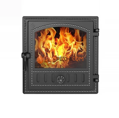 Дверка каминная ВЕЗУВИЙ 280 (Антрацит)