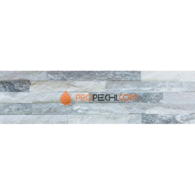 Панель Классик Кварцит Бело-серый (600х150мм) упак. (7шт/0,63м2)