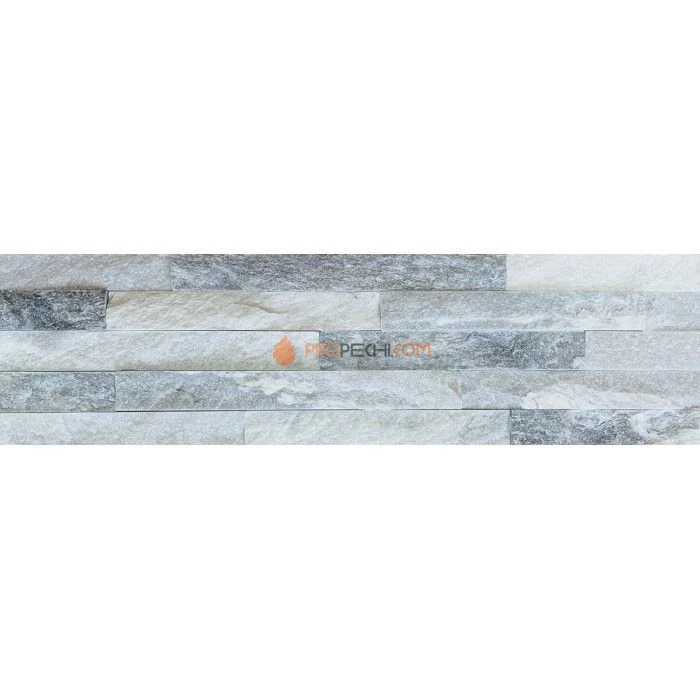 Панель Классик Кварцит Бело-серый (600х150мм) упак. (7шт/0,63м2)